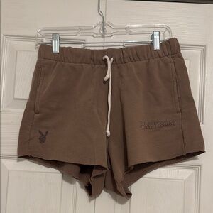 Vintage Pacsun Playboy Women's Brown Shorts